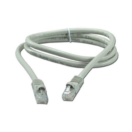 Сетевой патч-корд Cat6 UTP 24AWG Медь, ПВХ,3 м, серый