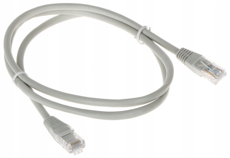 Сетевой патч-корд Cat6 UTP 24AWG Медь, ПВХ,2 м, серый